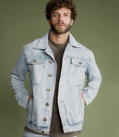 Jaqueta Jeans Masculina Lottus