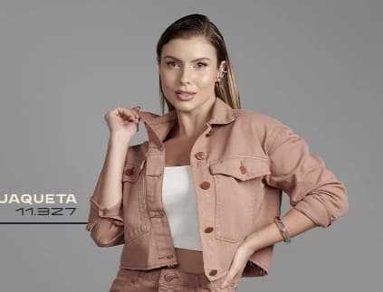 Jaqueta Feminina Lottus Rose Escuro