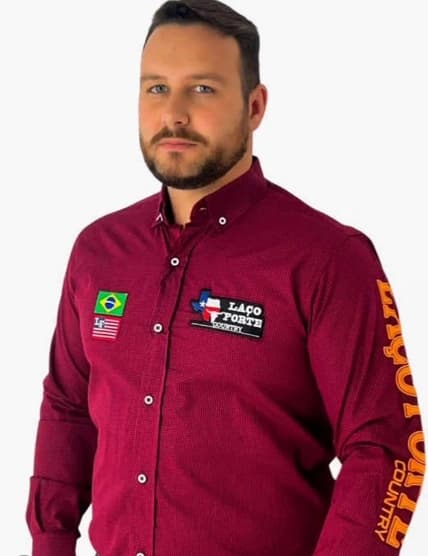 Camisa Masculina Laço Forte