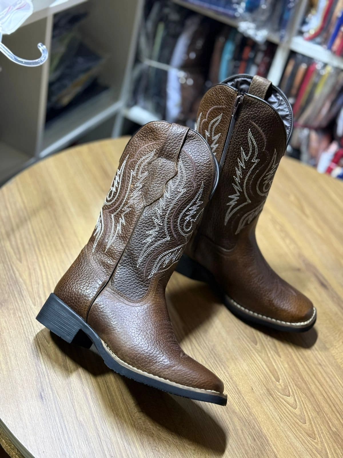 Bota Texana Feminina Marrom