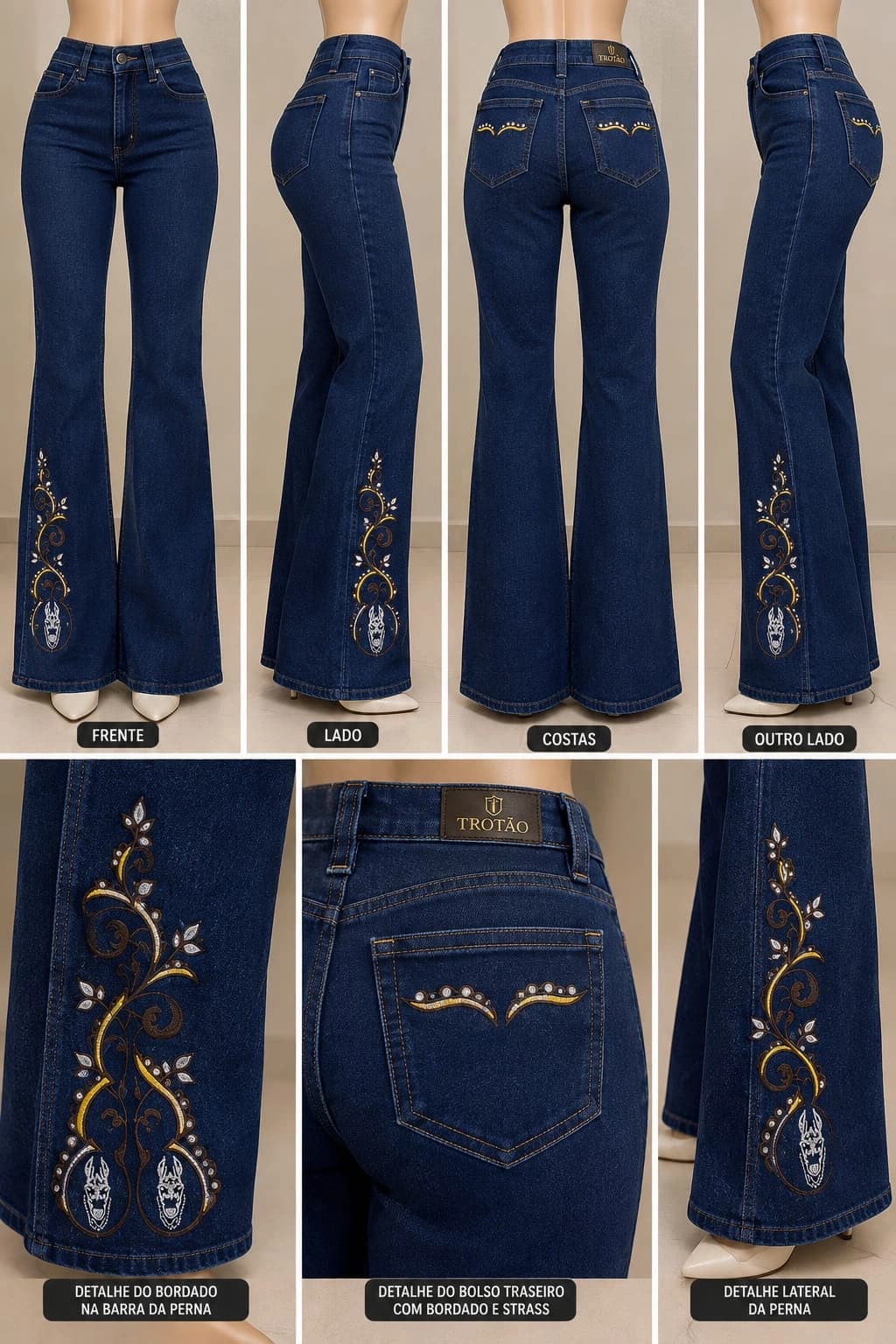 Calça Flare Country Feminina