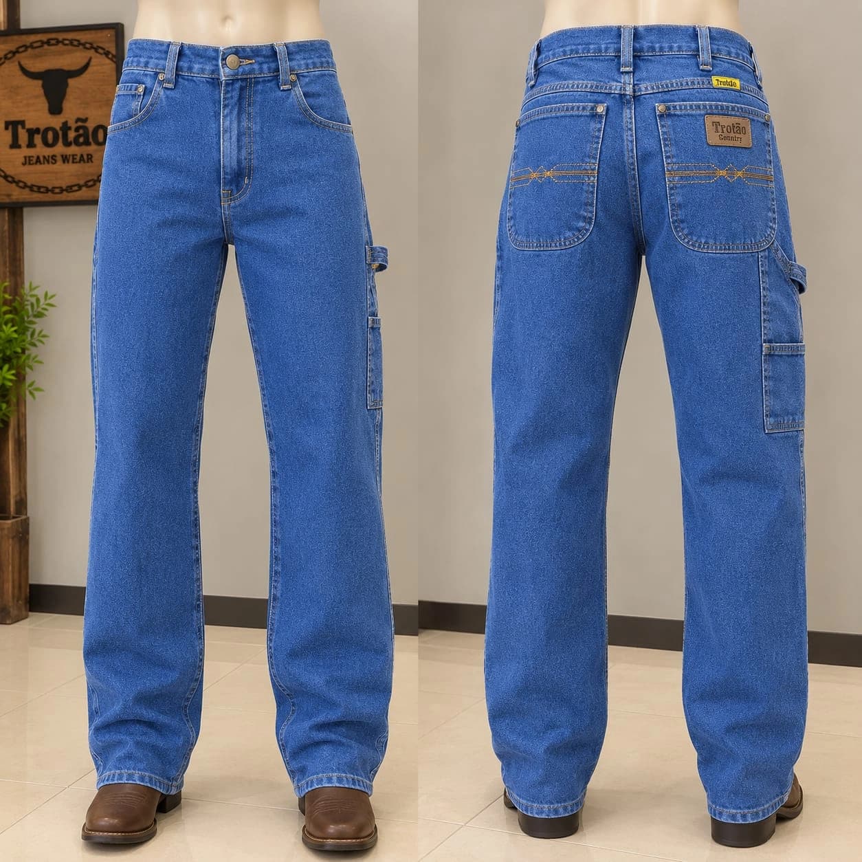 Calça Masculina Carpinteira Trotão Country