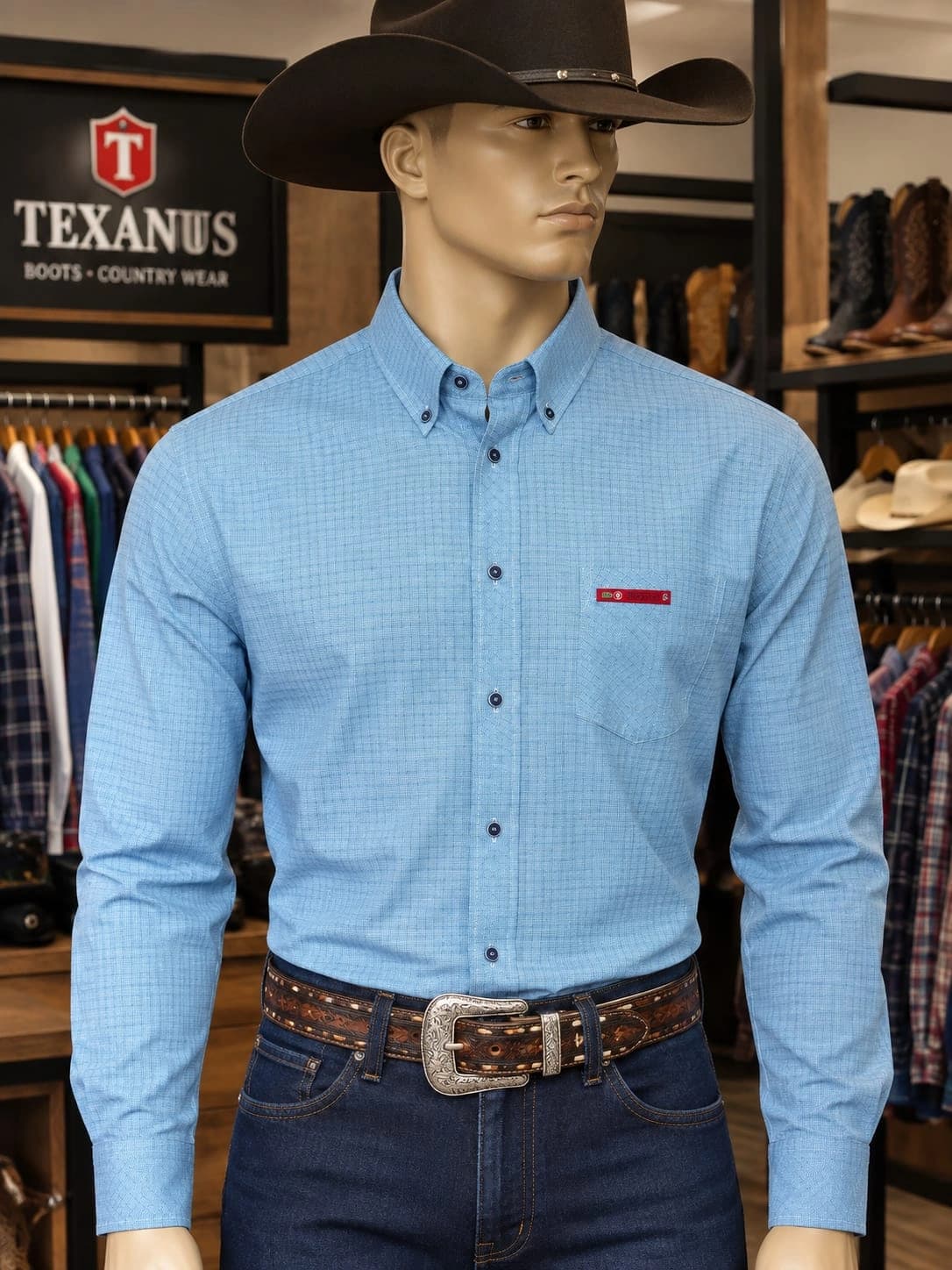 Camisa Masculina Xadrez Country 🤠