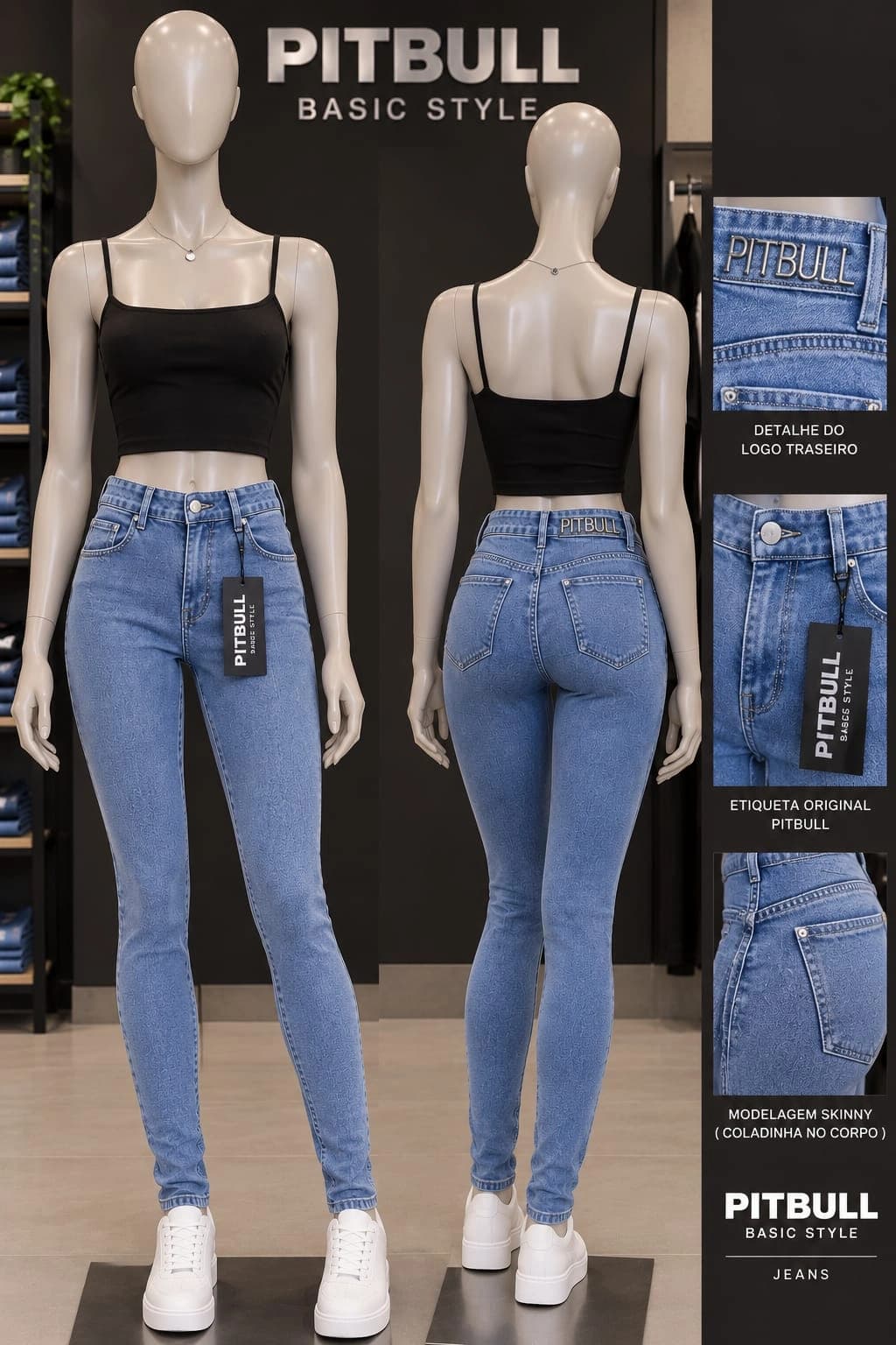 Calça feminina Pit Bull