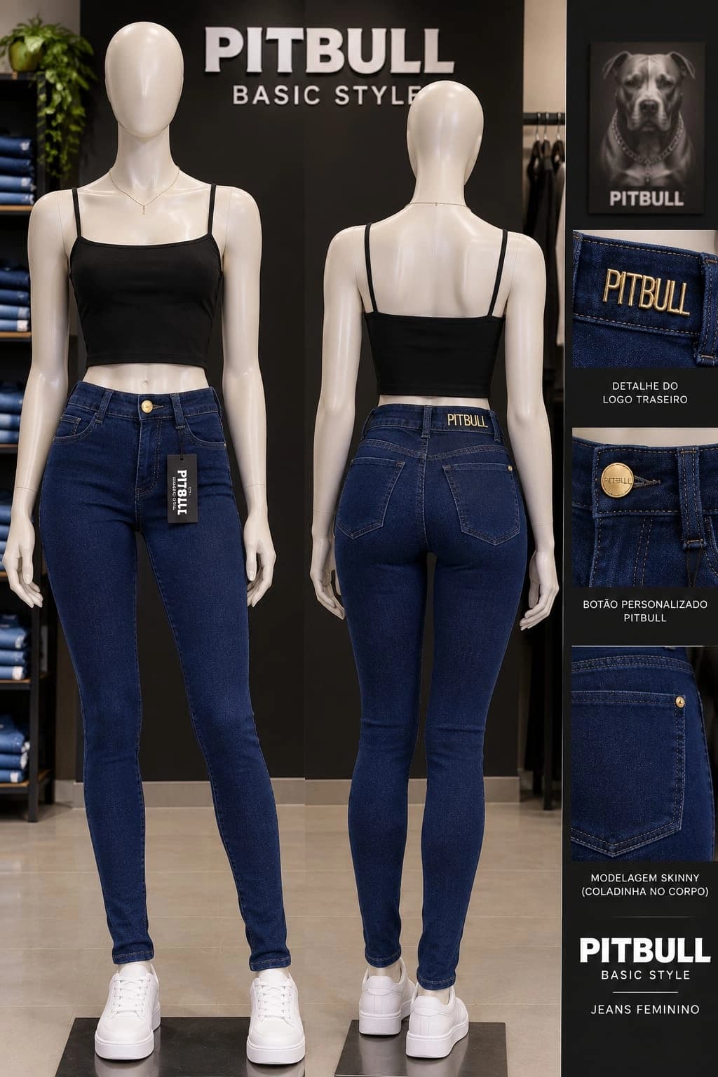 Calça Pit Bull – Lavagem Escura