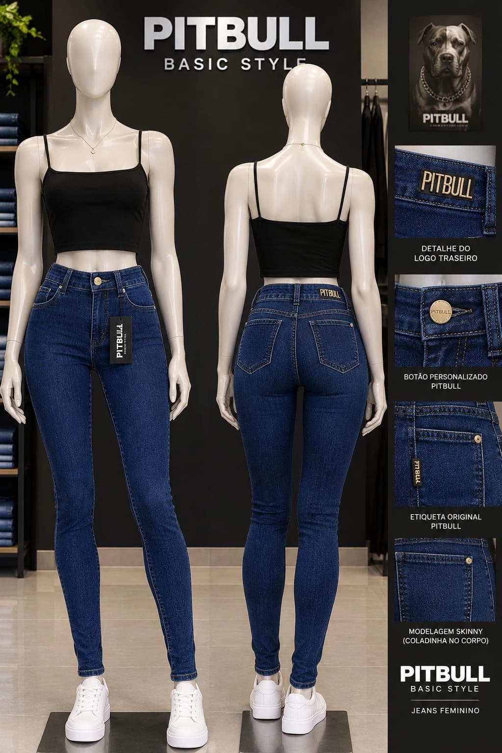Calça Pitbull — Lavagem Média