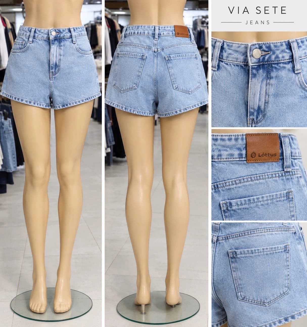 Short Lottus Jeans 💙