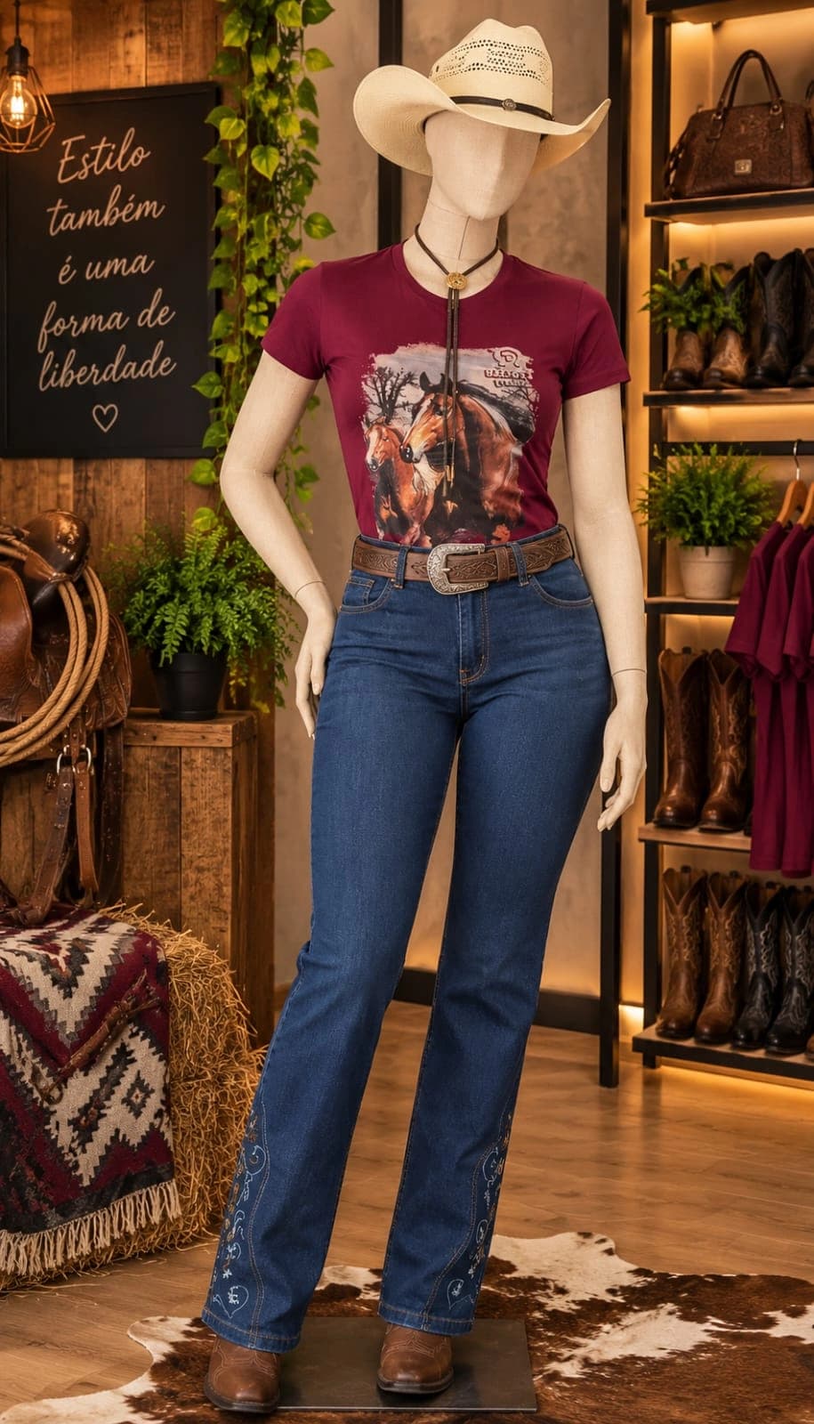 Calça Country Feminina Trotão