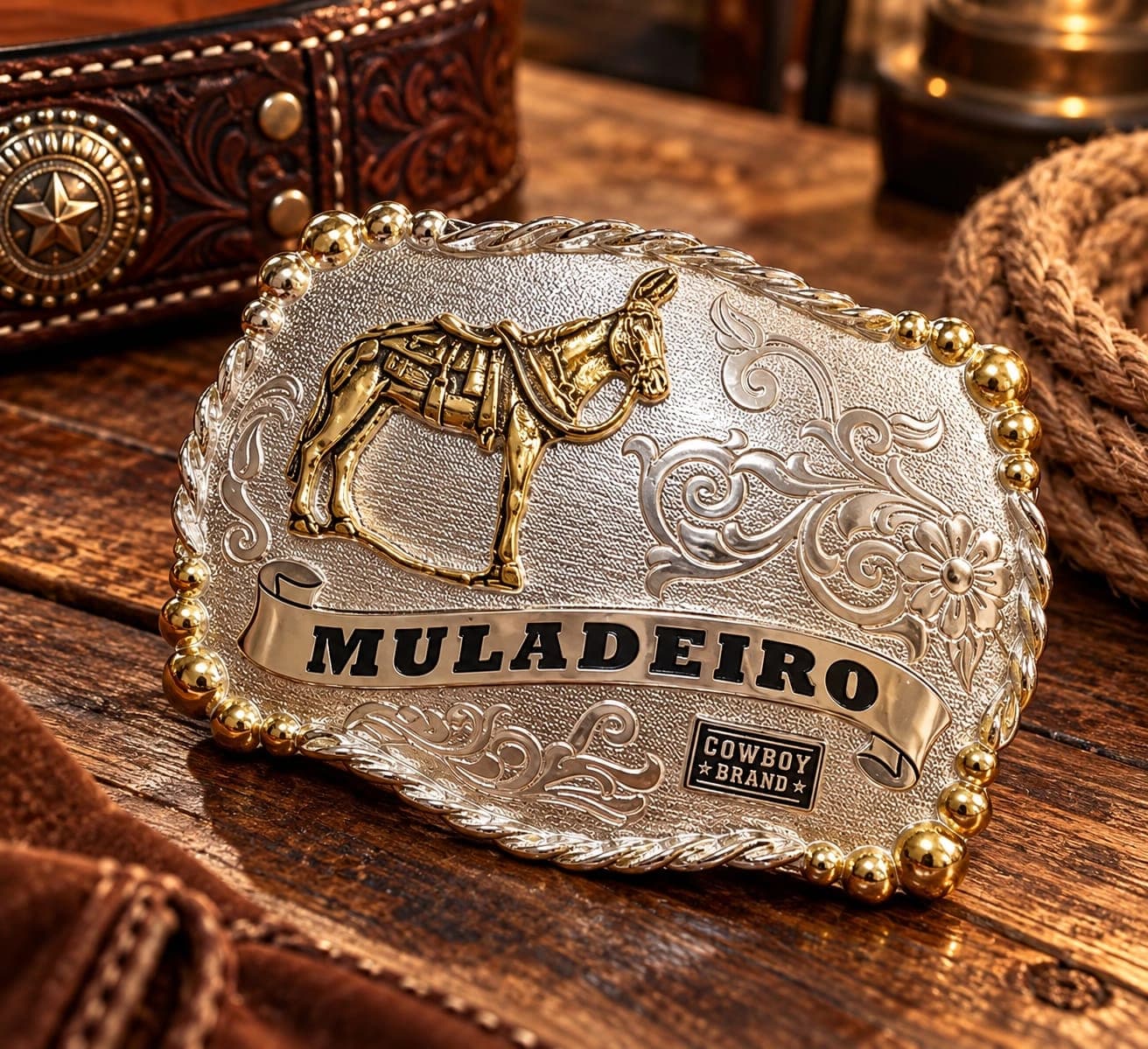 Fivela Country Muladeiro – Cowboy Brand